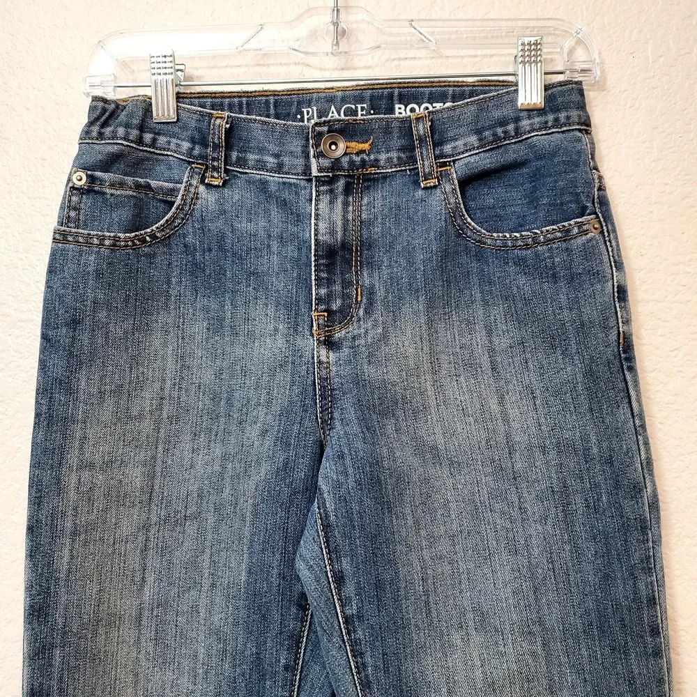 The‎ Children's Place ♡ Boys Size 12 Bootcut Denim Jeans With Adjustable Waist